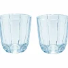 Vattenglas 32 cl 2-pack, blue iris