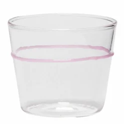 Vattenglas, rosa