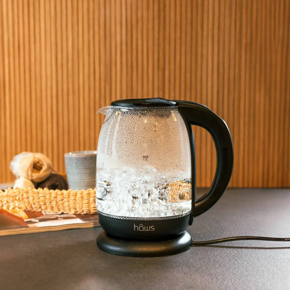 Vattenkokare, glas