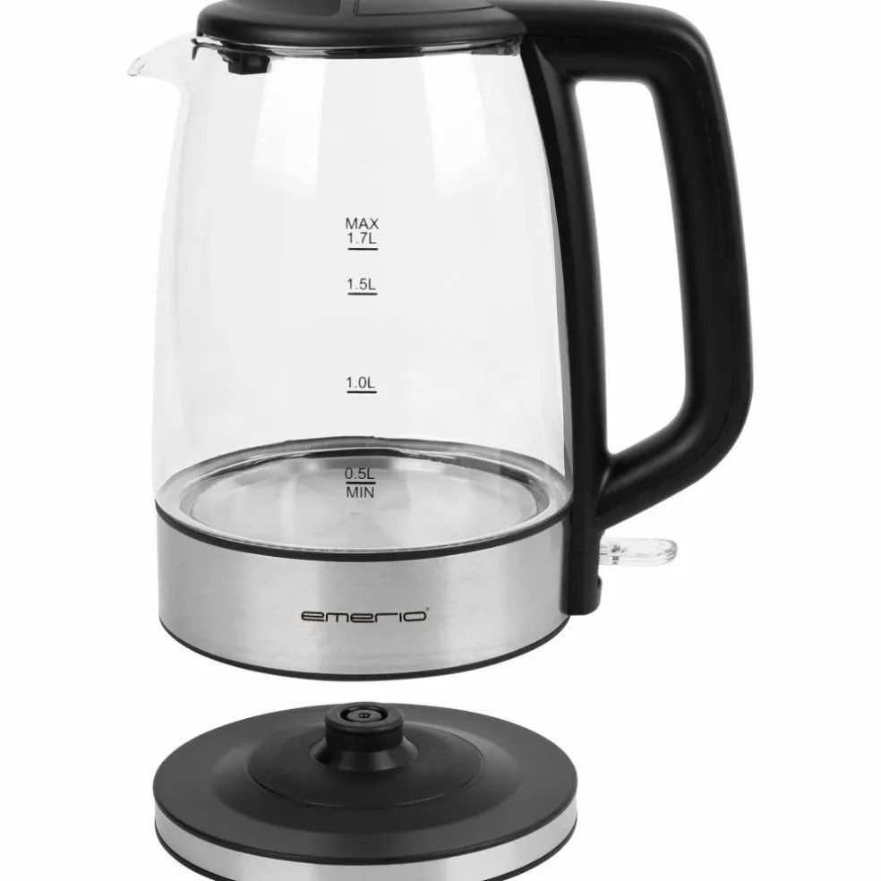 Vattenkokare 1,7 liter, glas