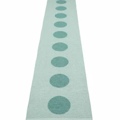 Vera Pop matta 70 × 360 cm, leaf/misty mint