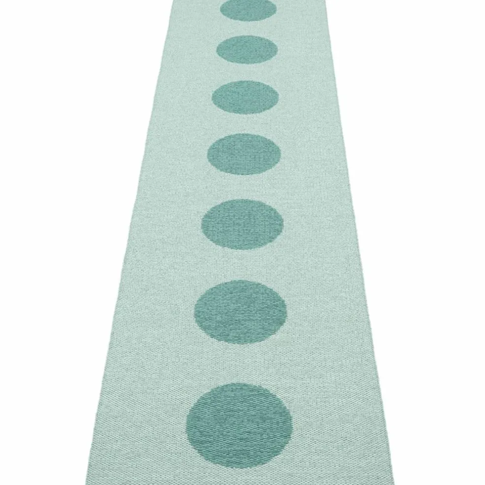 Vera Pop matta 70 × 280 cm, leaf/misty mint