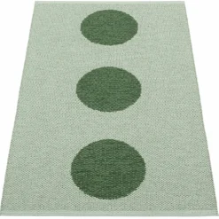 Vera Pop matta 70 × 120 cm, leaf/misty mint
