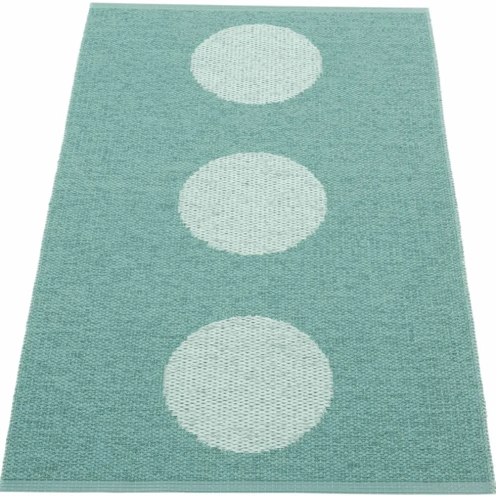 Vera Pop matta 70 × 120 cm, leaf/misty mint