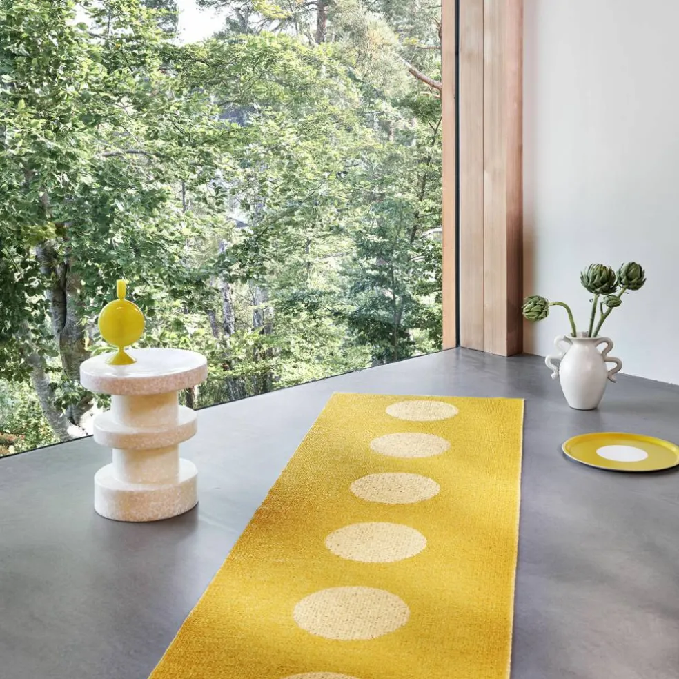 Vera Pop matta 70 × 200 cm, leaf/misty mint