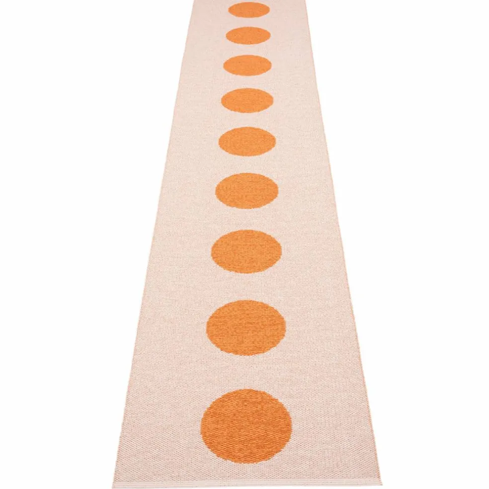 Vera Pop matta 70 × 360 cm, orange/pink