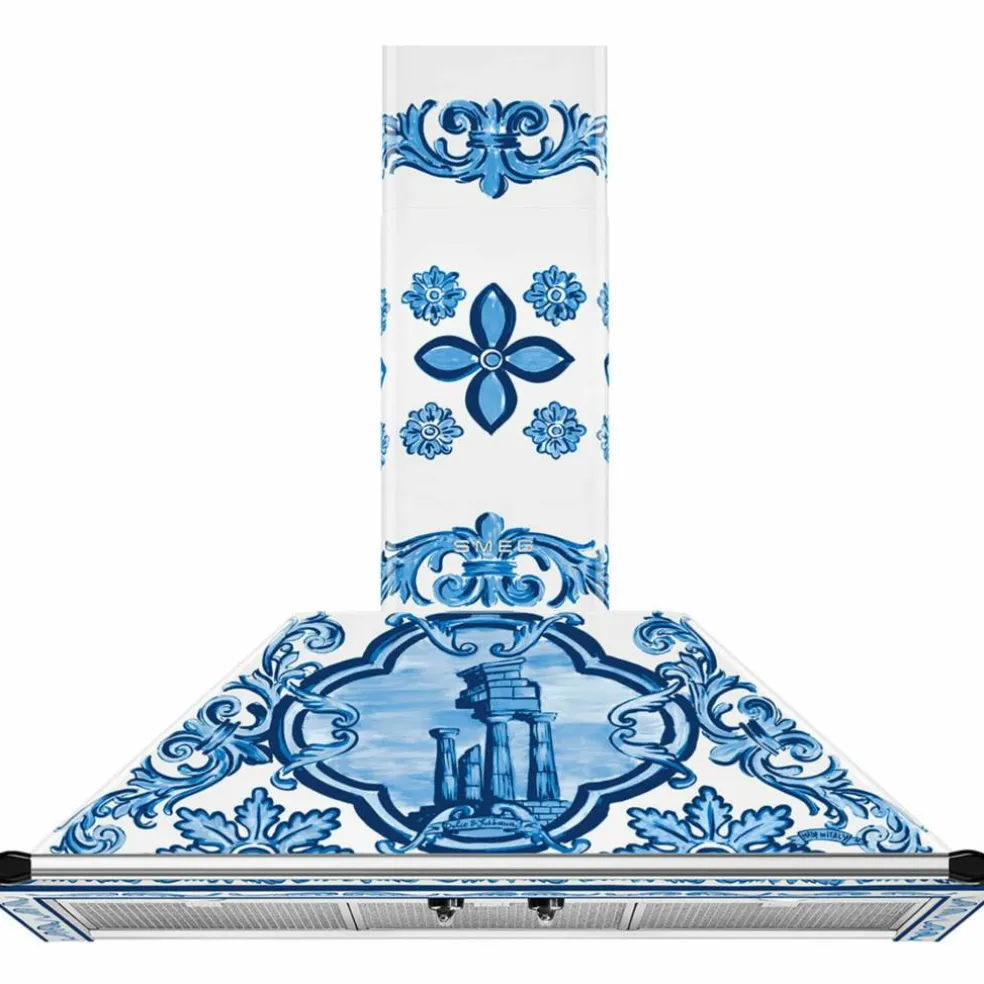 Vägghängd fläkt Dolce & Gabbana Blu Mediterraneo KT90DGME 90 cm
