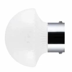 16 vägglampa, klar/mässing