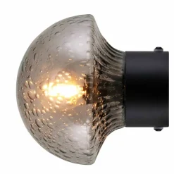 16 vägglampa, rök/svart