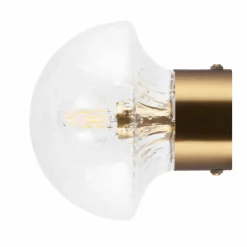 16 vägglampa, vit/krom