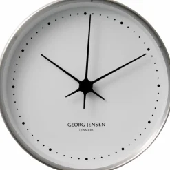 Väggur Stål/Vit 10 cm