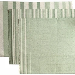 Vibeke Klint bordstablett 33 × 48 cm, breda linjer/grön