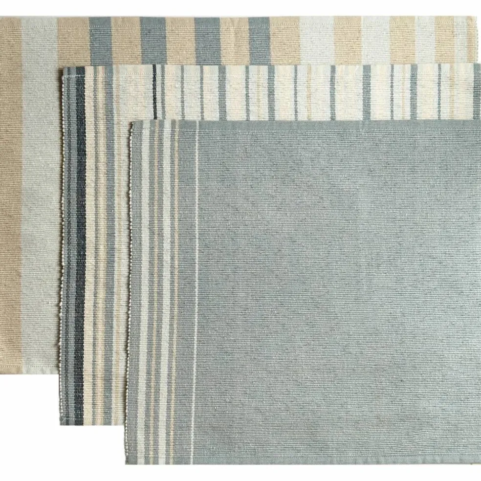 Vibeke Klint bordstablett 33 × 48 cm, breda linjer/grön