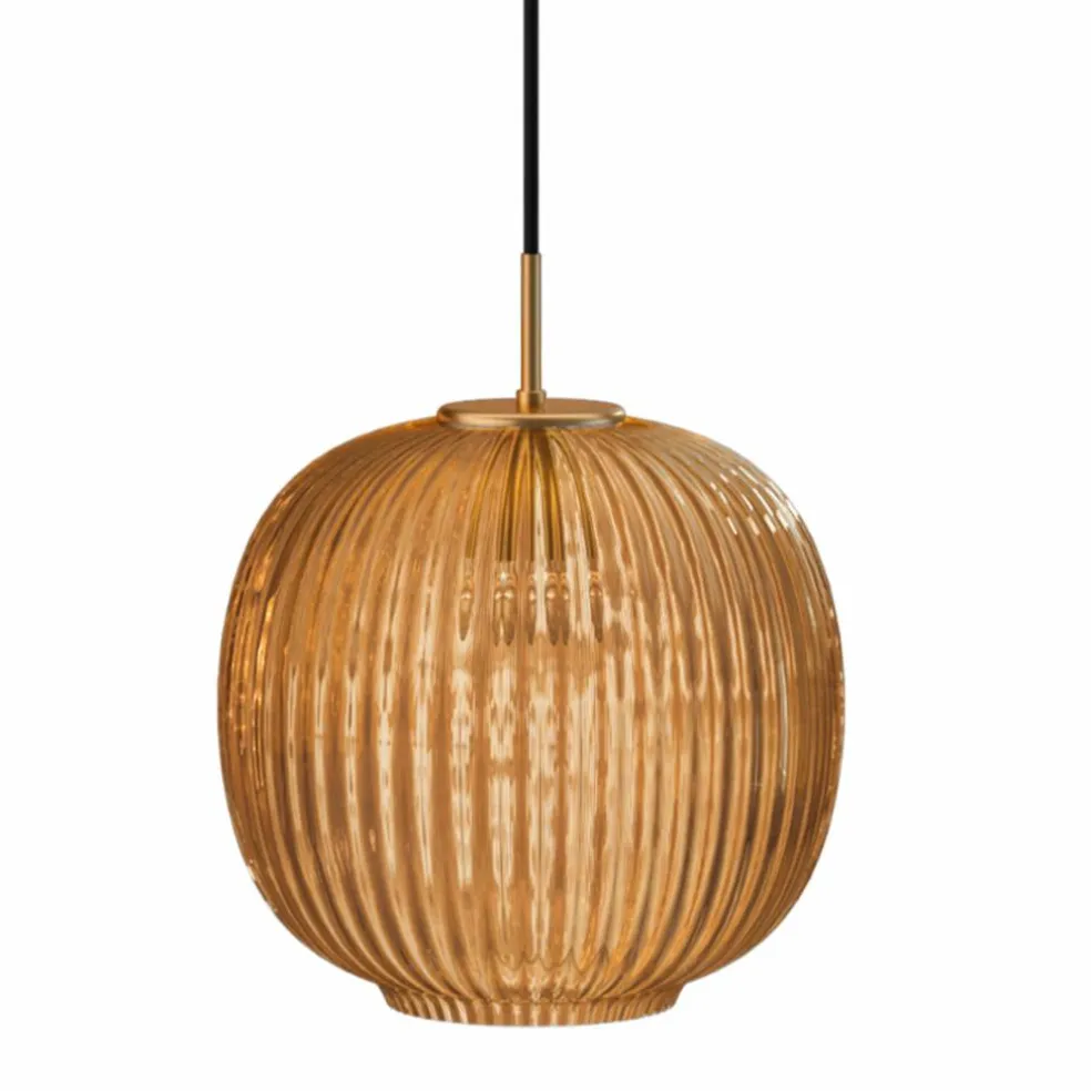 Vibra taklampa 26 cm, amber