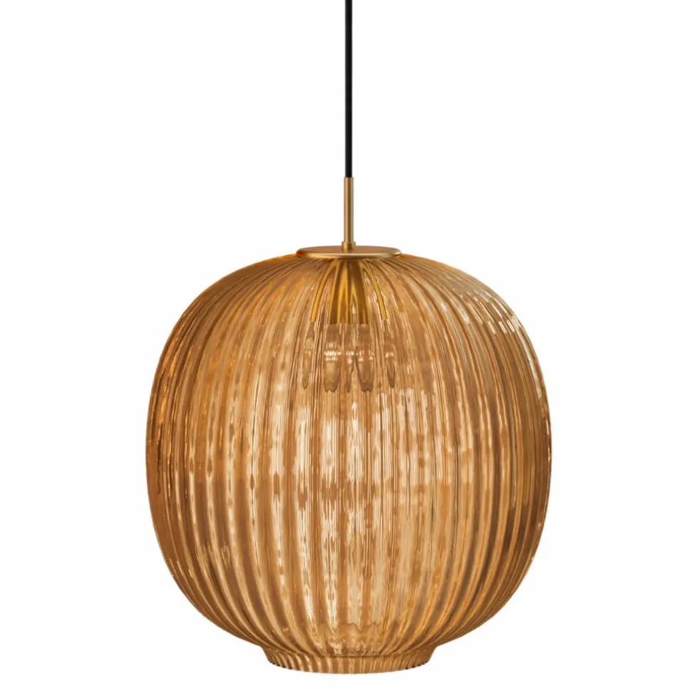 Vibra taklampa 26 cm, amber