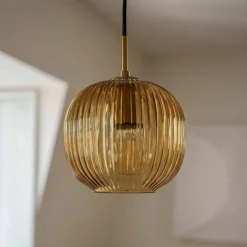 Vibra taklampa 26 cm, amber