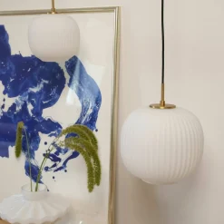 Vibra taklampa 18 cm, opal