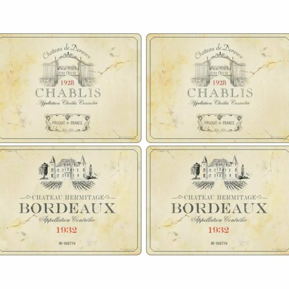 Vin de France Bordsunderlägg 4-pack