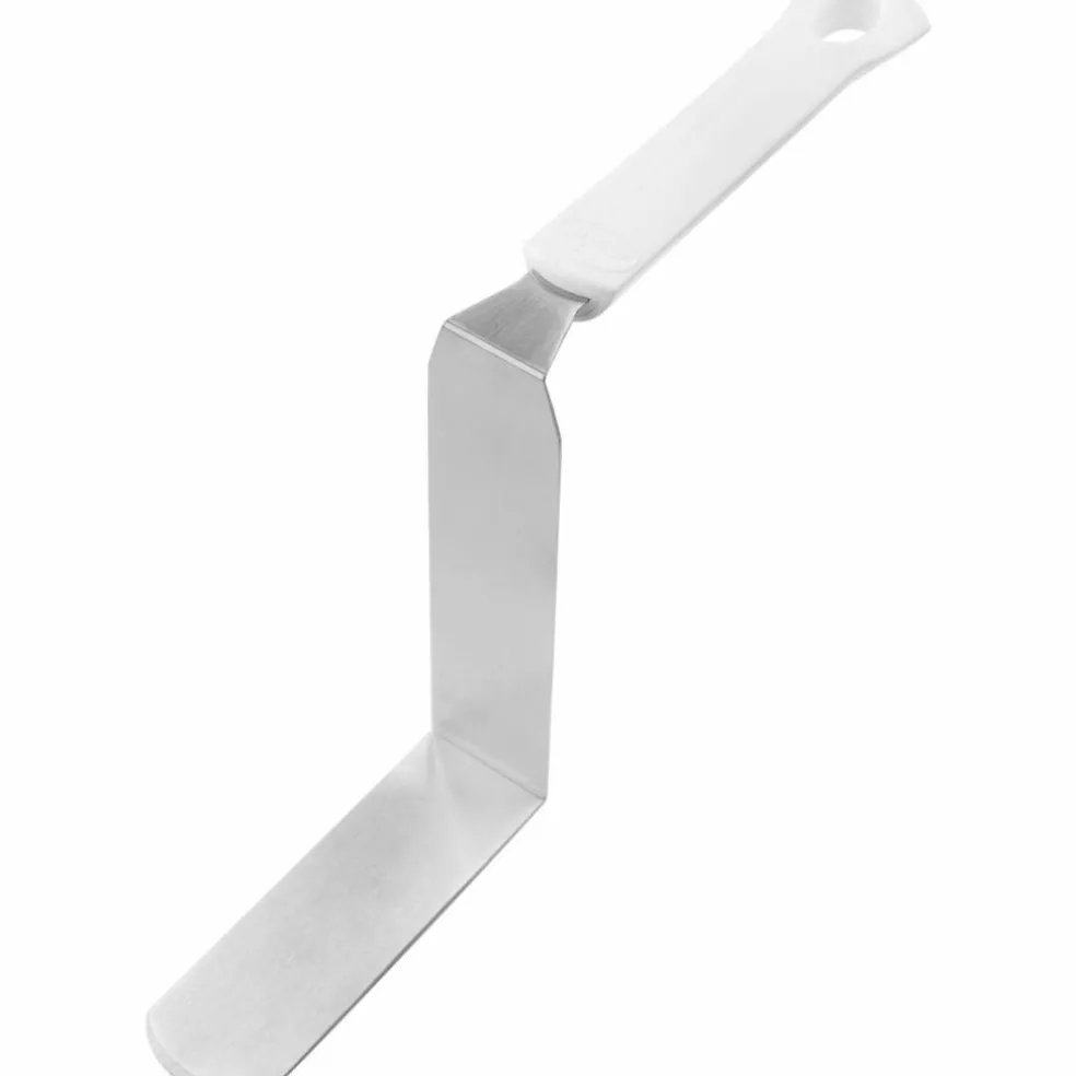 Vinklad palettkniv extra hög 23 cm, vit