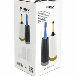 Vinkylare, vit och guld