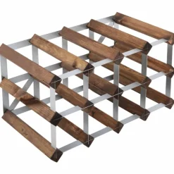 Vinställ Påbyggnadsbart 12 Flaskor Light oak