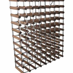Vinställ Påbyggnadsbart 90 Flaskor Dark oak