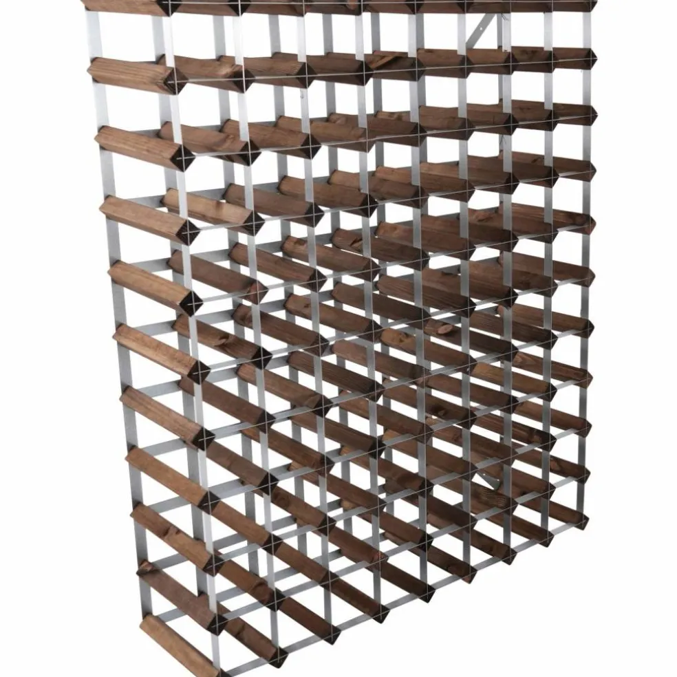 Vinställ Påbyggnadsbart 90 Flaskor Dark oak