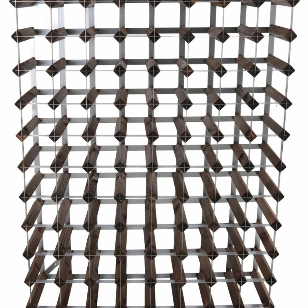 Vinställ Påbyggnadsbart 90 Flaskor Dark oak