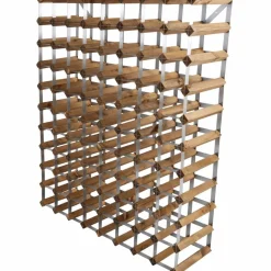 Vinställ Påbyggnadsbart 90 Flaskor Dark oak