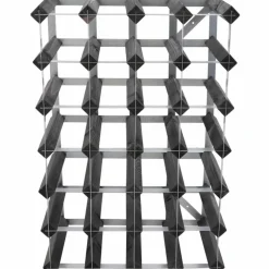 Vinställ Påbyggnadsbart 30 Flaskor Black Ash