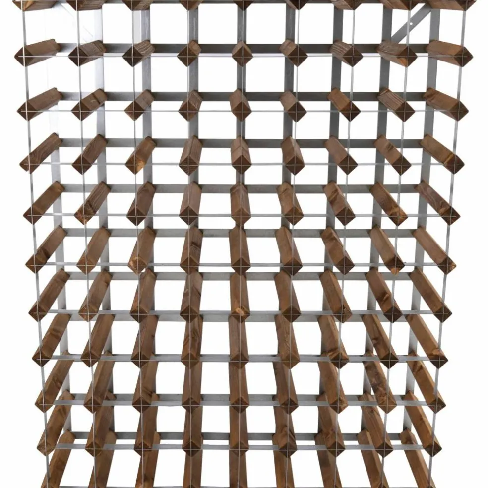 Vinställ Påbyggnadsbart 90 Flaskor Light oak