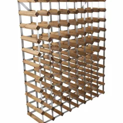 Vinställ Påbyggnadsbart 90 Flaskor Light oak