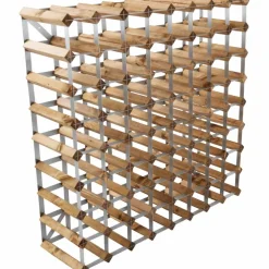 Vinställ Påbyggnadsbart 72 Flaskor Dark oak