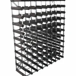 Vinställ Påbyggnadsbart 42 Flaskor Black Ash
