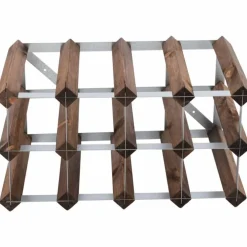 Vinställ Påbyggnadsbart 12 Flaskor Dark oak