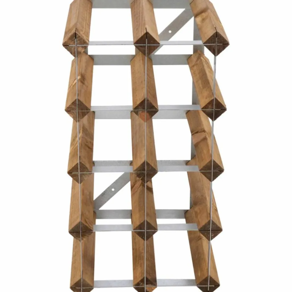 Vinställ Påbyggnadsbart 12 Flaskor Dark oak