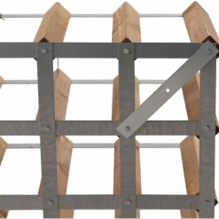 Vinställ Påbyggnadsbart 42 Flaskor Dark oak