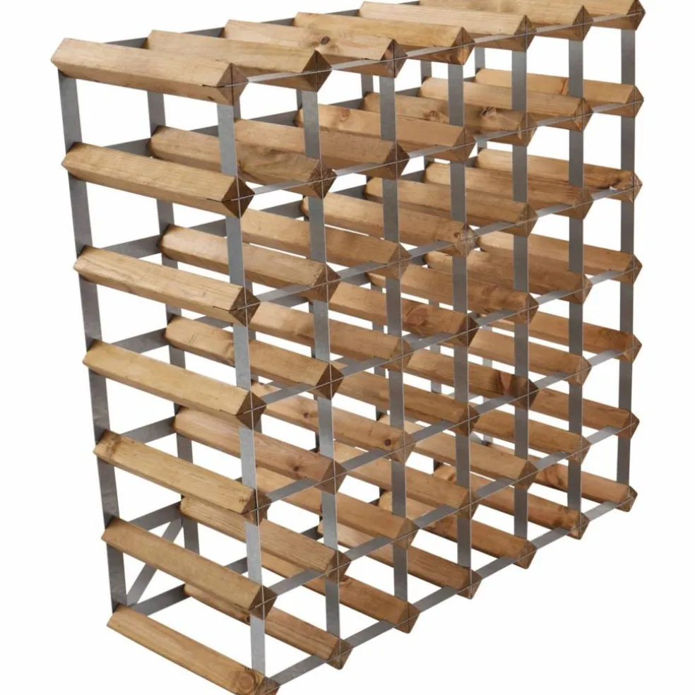 Vinställ Påbyggnadsbart 42 Flaskor Dark oak