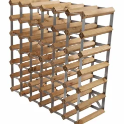Vinställ Påbyggnadsbart 42 Flaskor Dark oak