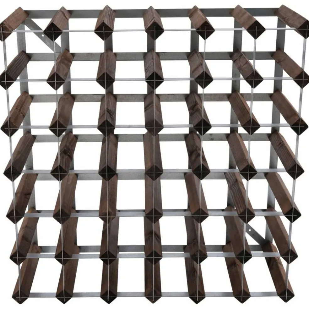 Vinställ Påbyggnadsbart 42 Flaskor Dark oak
