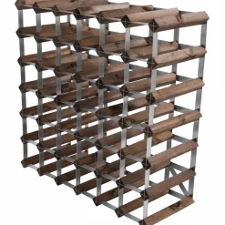 Vinställ Påbyggnadsbart 42 Flaskor Dark oak