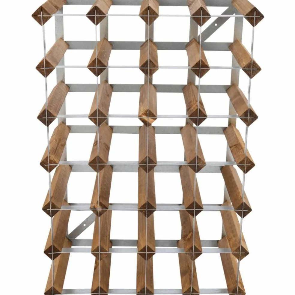 Vinställ Påbyggnadsbart 30 Flaskor Dark oak