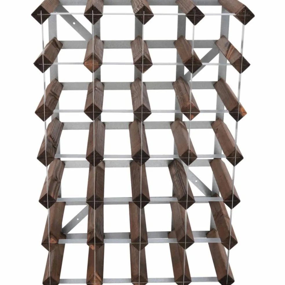 Vinställ Påbyggnadsbart 30 Flaskor Dark oak