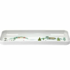 Vinter Plissé Fat rektangulärt, 36x12 cm