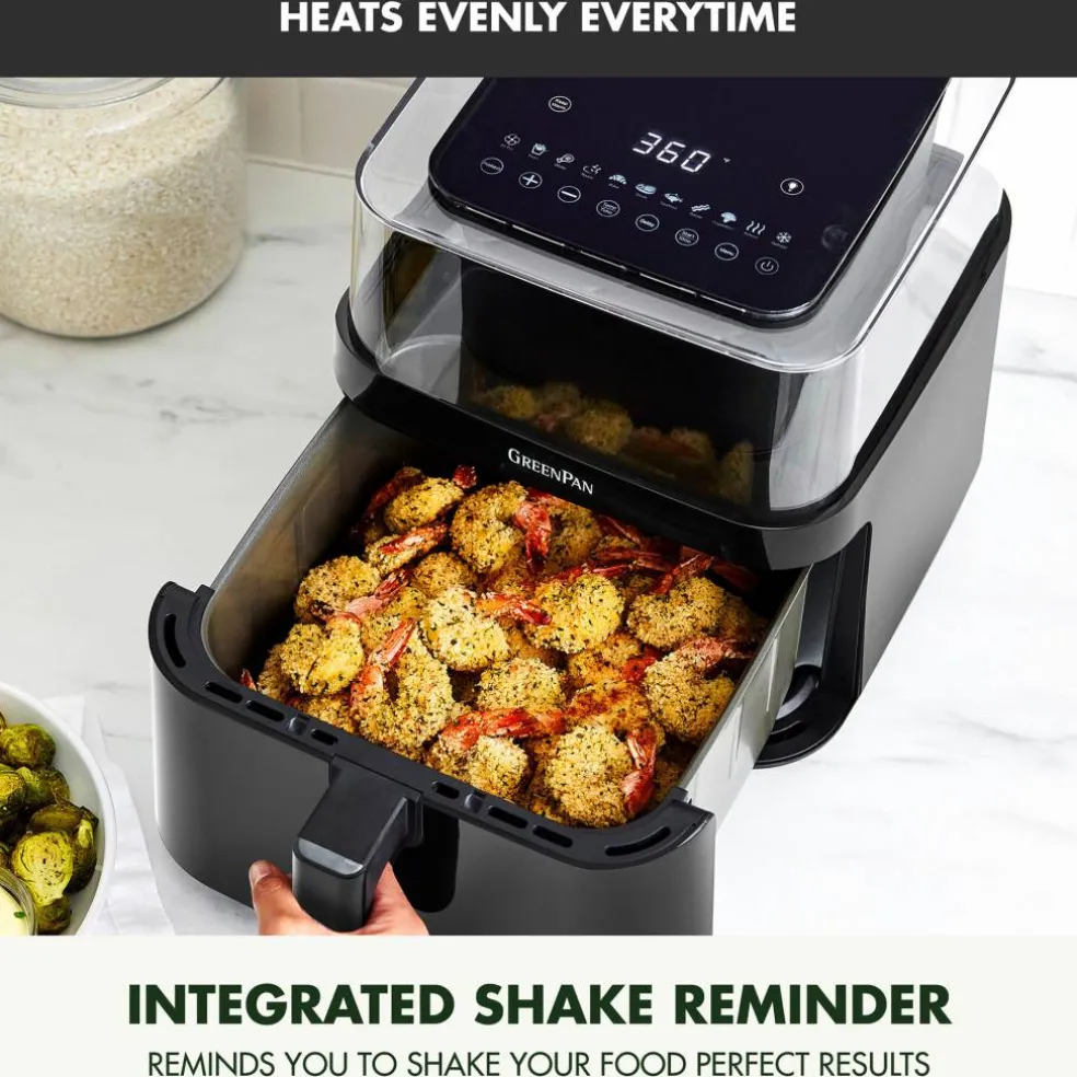 Vision airfryer 7 liter, svart