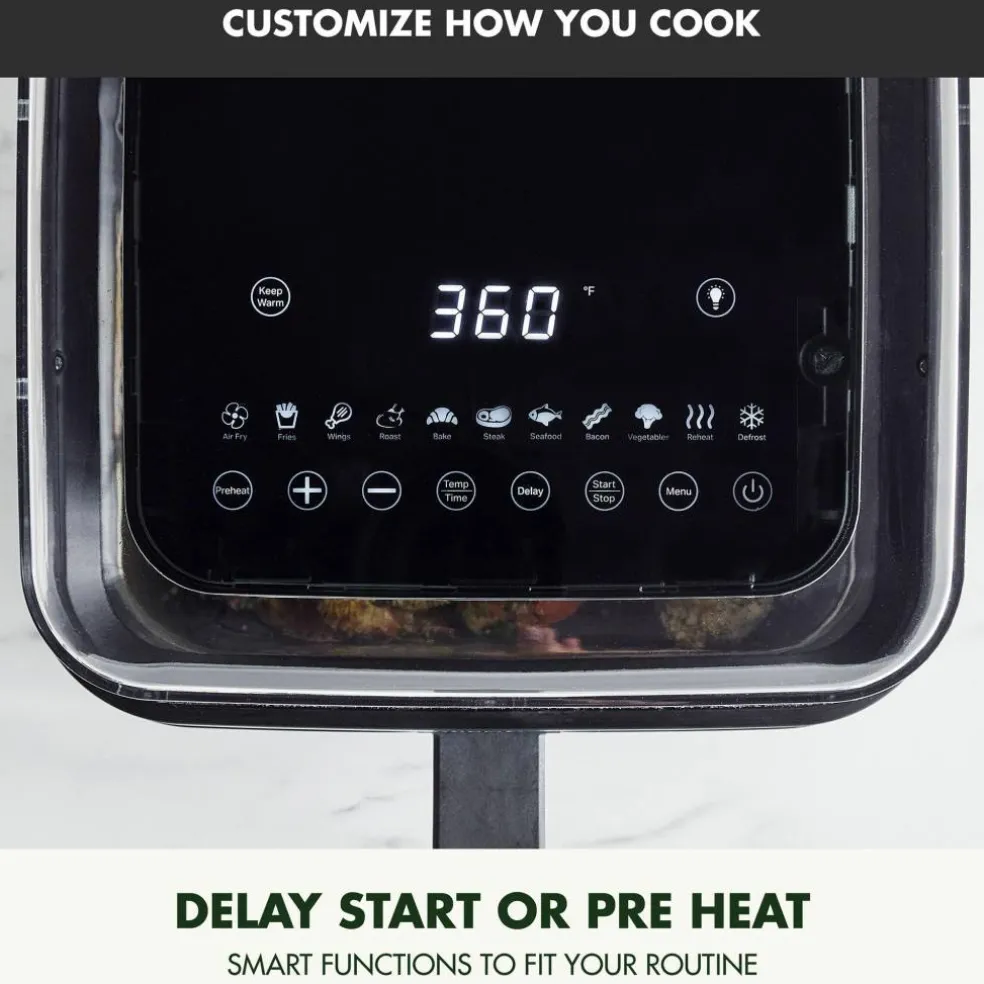Vision airfryer 7 liter, svart