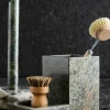 Vita hushållspappershållare, seashell