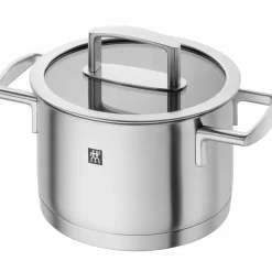Vitality gryt- och kastrullset 5 delar + 4 lock, rostfritt stål