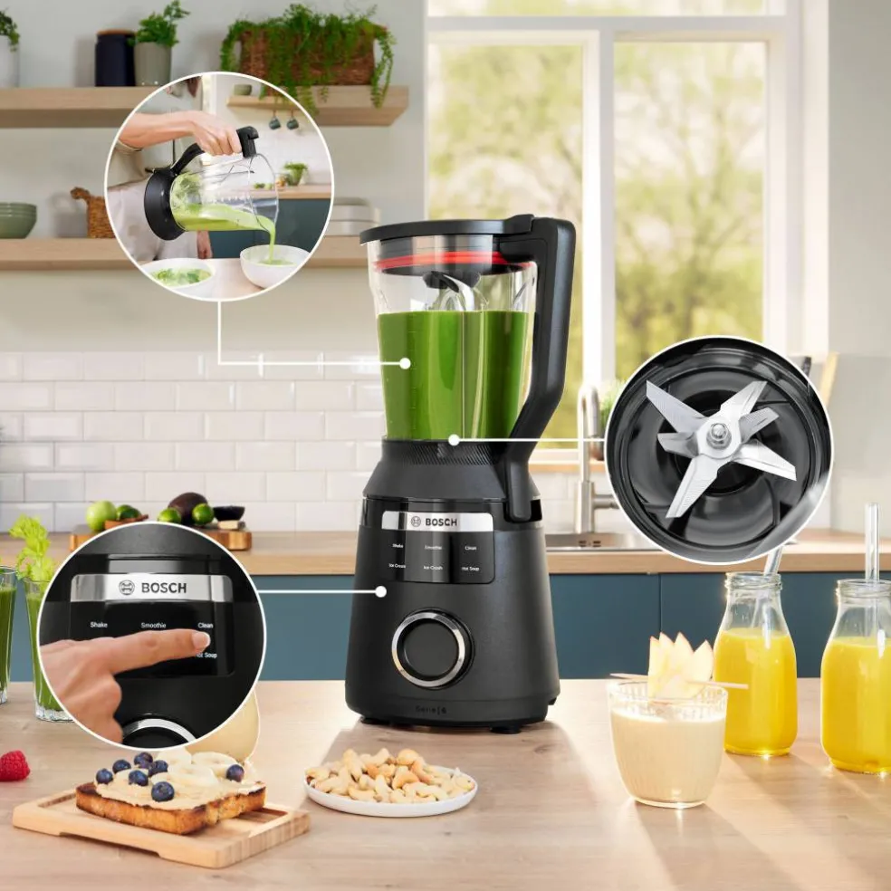 VitaPower Serie 6 MMB6654B blender 2 liter, svart