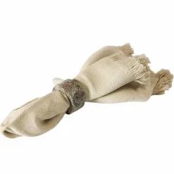 Vita servettring 4-pack, seashell